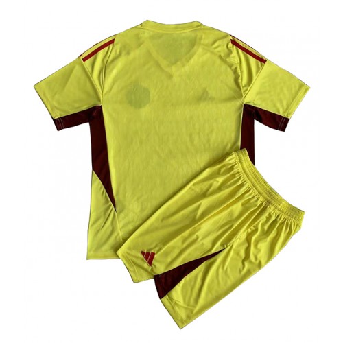 Maillot de foot Manchester United Gardien de but Extérieur enfant 2023-24 Manches Courte (+ pantalon court)